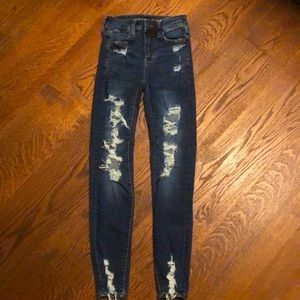 AE size 000 jeans